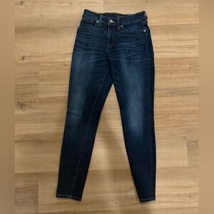 Lucky Brand Women's Dark Blue Skinny Jeans